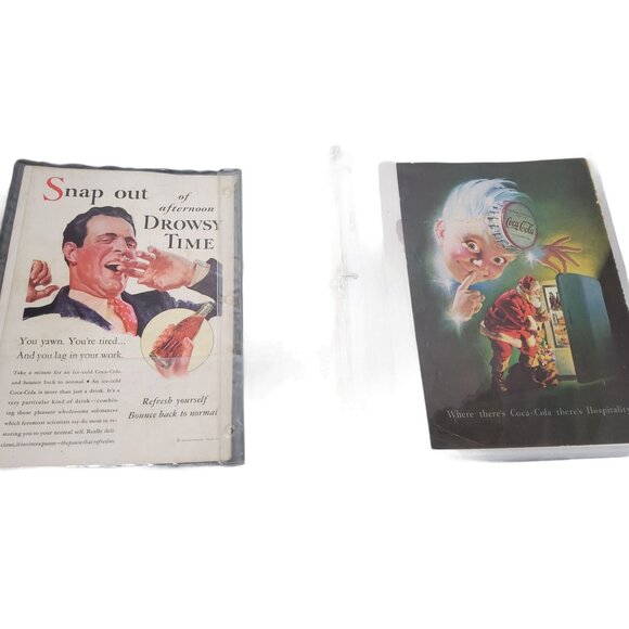 74 Vintage 1940's-1950's National Geographic Page Coca Cola Ads. - Picture 1 of 8